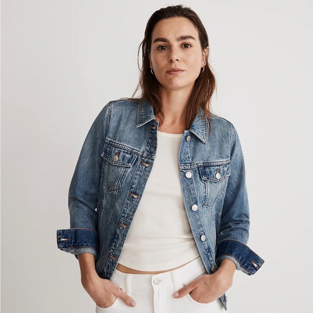 MADEWELL: The Jean Jacket in Medford Wash